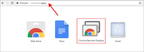 运行 Chrome 远程桌面