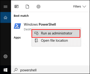 打开 Windows PowerShell