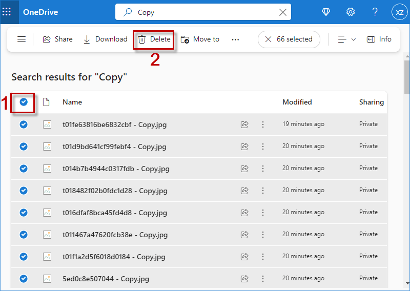 如何从OneDrive批量查找并删除重复文件