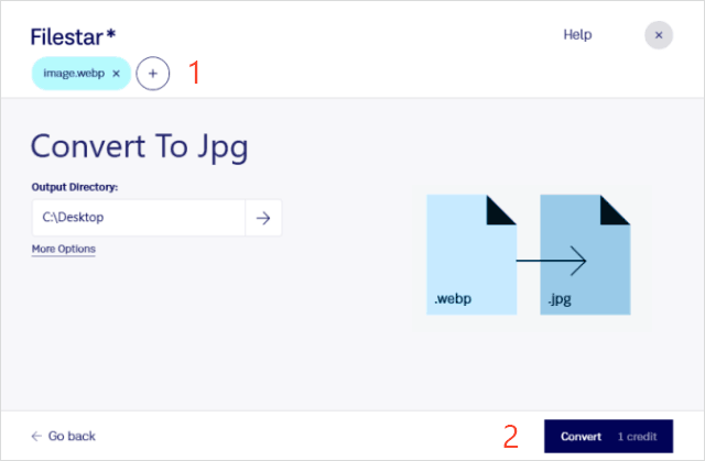 通过在线工具将 webp 转换为 jpeg