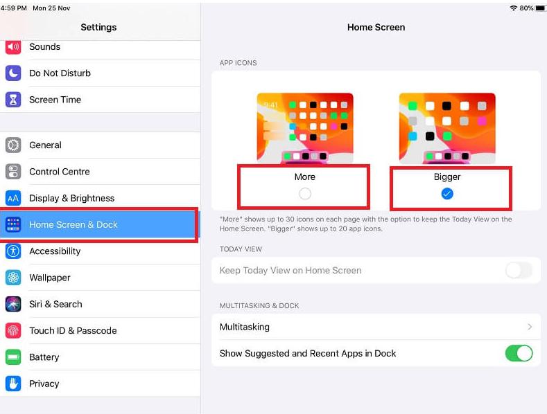 iOS16如何更改iPhone、iPad上的应用程序图标大小