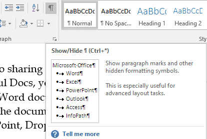 如何在Ms Word文档中将两个单词放在一行上