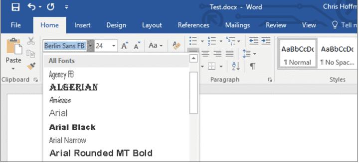 如何在Microsoft Word文档中嵌入字体