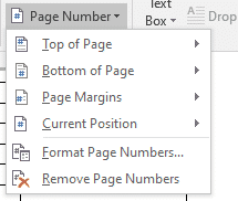 如何将页数插入Microsoft Word文档
