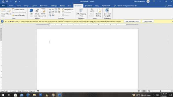如何在Microsoft Word文档中插入框架