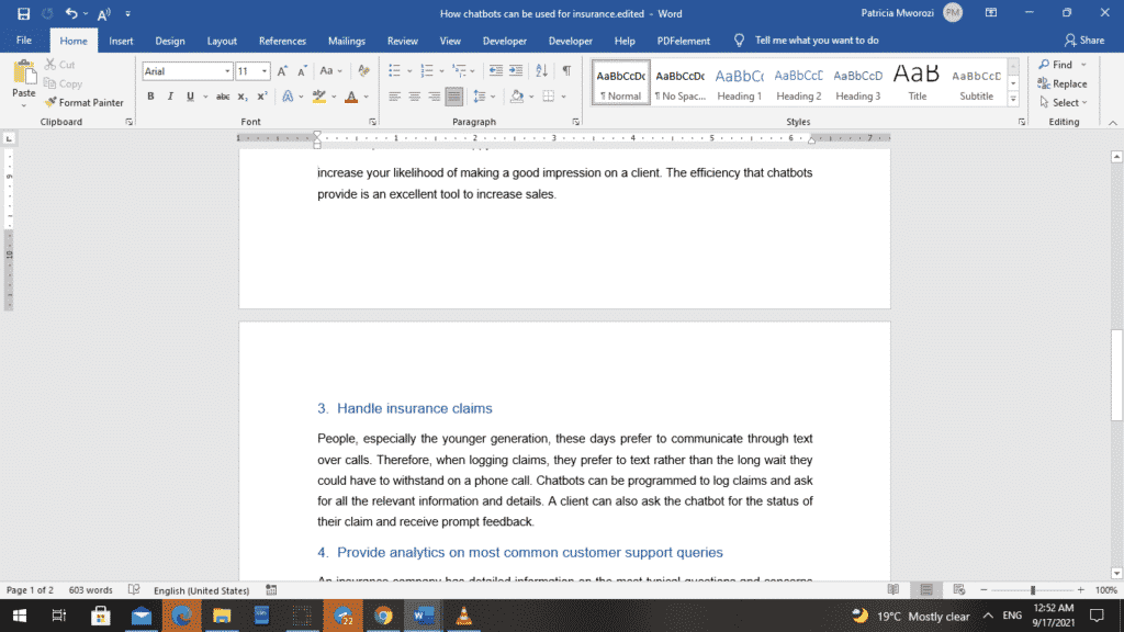 如何删除Microsoft Word文档中的多个页面