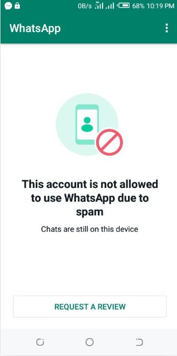 如何解决“此帐户不允许使用WhatsApp”？