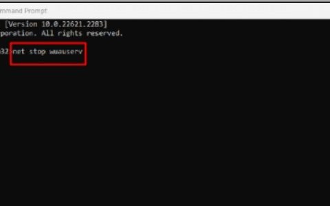 修复KB5030219在Win11 22H2中安装失败并出现错误