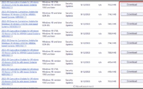 修复KB5030211在Windows 10 22H2中安装失败