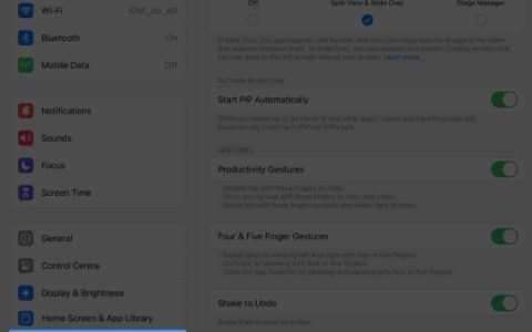 如何在iPadOS17和16中使用手势在iPad上截取屏幕截图