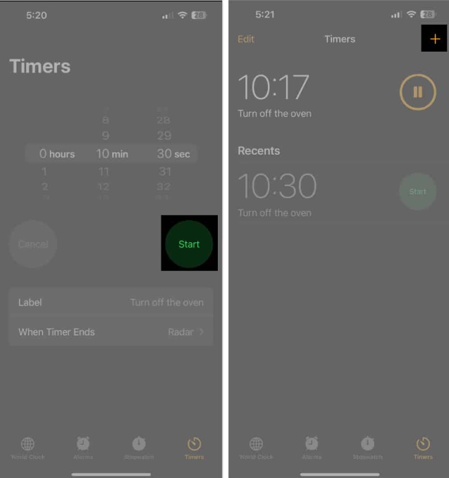 如何在iOS17中的iPhone上设置和使用多个计时器