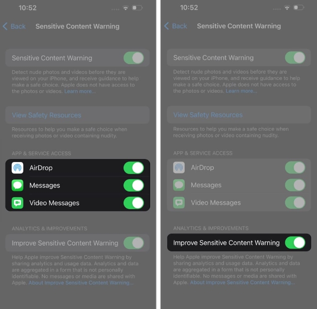 如何在iOS17和iPadOS17中启用敏感内容警告