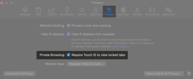 如何在iOS17和macOS Sonoma中锁定Safari私人标签