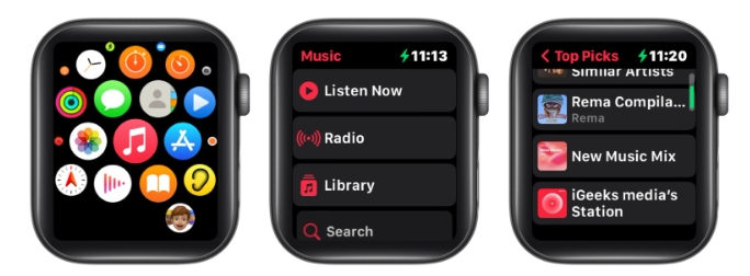 如何在Apple Watch上听歌、下载歌曲和管理播放列表