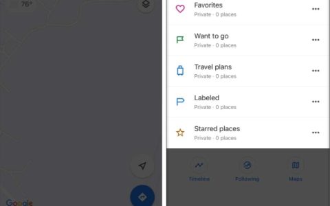 如何在iPhone上的Google地图中创建地点列表