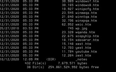 如何在MS-DOS或Windows命令提示符中滚动