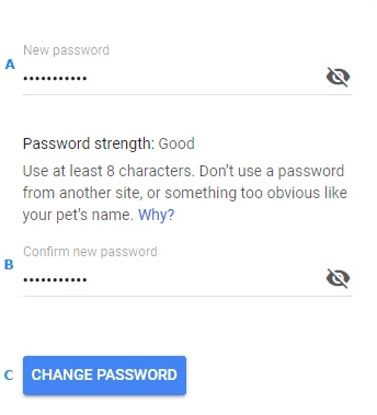 如何在几分钟内更改Google帐户密码