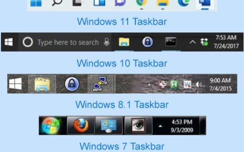 与Windows任务栏相关的问题