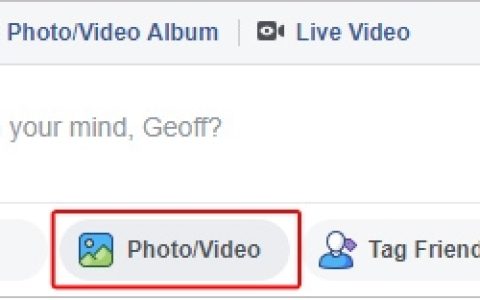 如何将图片或视频上传到Facebook