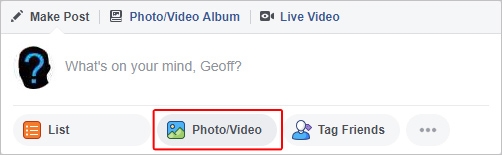 如何将图片或视频上传到Facebook