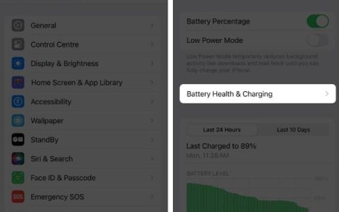 如何将iPhone的电池充电限制在80%
