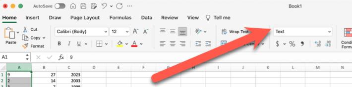 如何从Excel中的日期中提取年份