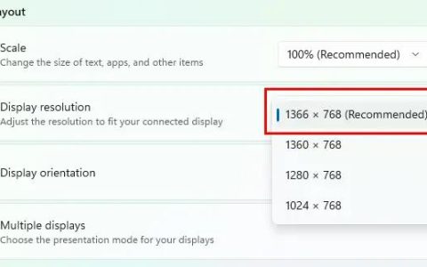 Windows11分辨率和显示器不匹配，如何解决？