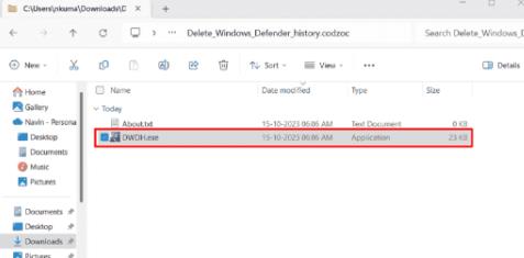 修复Windows11中无法删除检测历史记录的问题