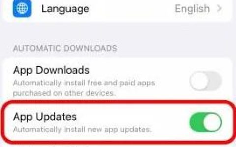 如何让苹果手机应用APP自动更新(iOS17)