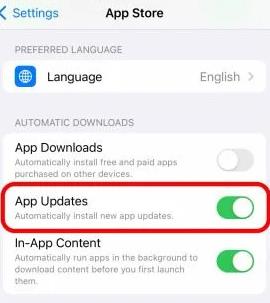 如何让苹果手机应用APP自动更新(iOS17)
