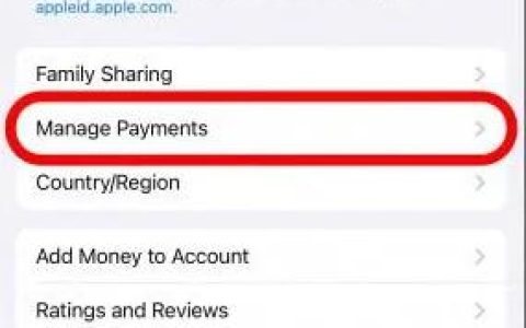 如何通过家人共享更改iPhone上的付款方式(iOS17)