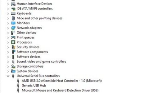 修复DRIVER IRQL NOT LESS OR EQUAL (USBXHCI.sys) BSOD错误