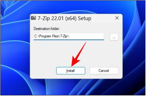 如何在Windows11上使用7-Zip