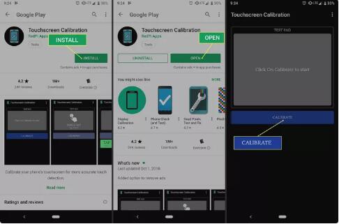 如何校准Android设备上的触摸屏