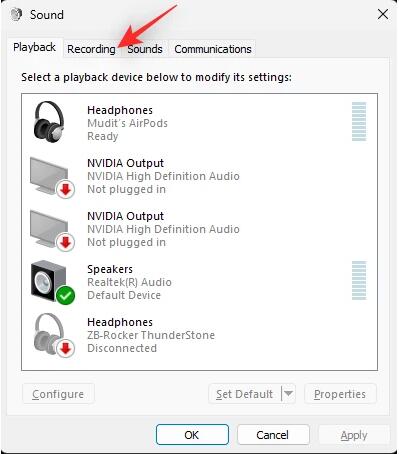 如何在Windows11上设置默认音频设备